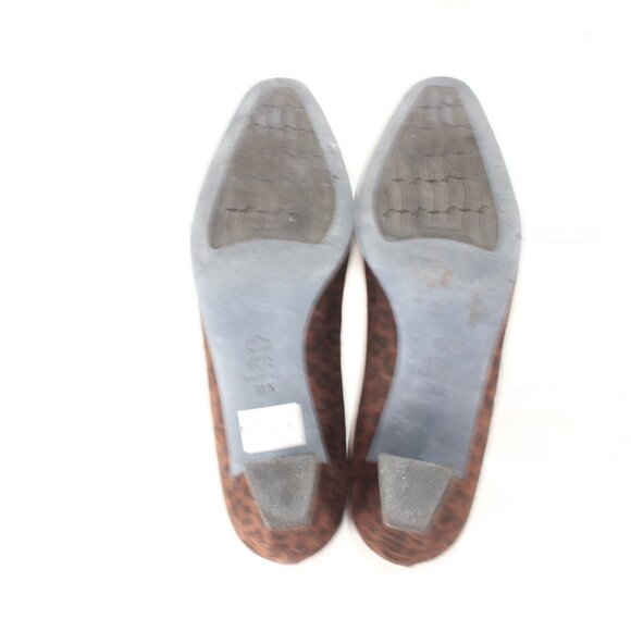 Thierry Rabotin Booties Rena Sz 38.5 Brown Animal Print 2" Ankle Booties - Picture 9 of 13